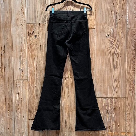 J Brand Black Flared High-Rise Jeans Size 26 Womens Denim Pants - Picture 2 of 2
